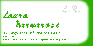 laura marmarosi business card